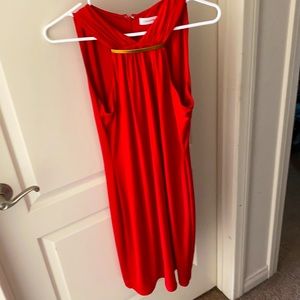 Red Calvin Klein Dress